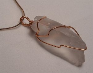 Make this basic wire wrapping pendant in classes at The Twisted Bead & Rock Shop