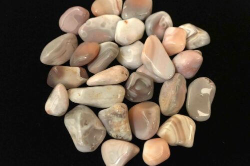 Tumbled Botswana Agate stones