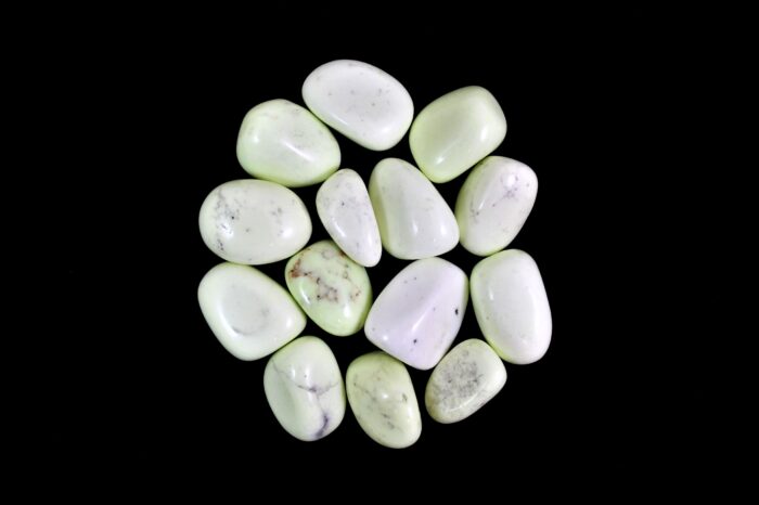 Chrysoprase Crystal tumbled stone