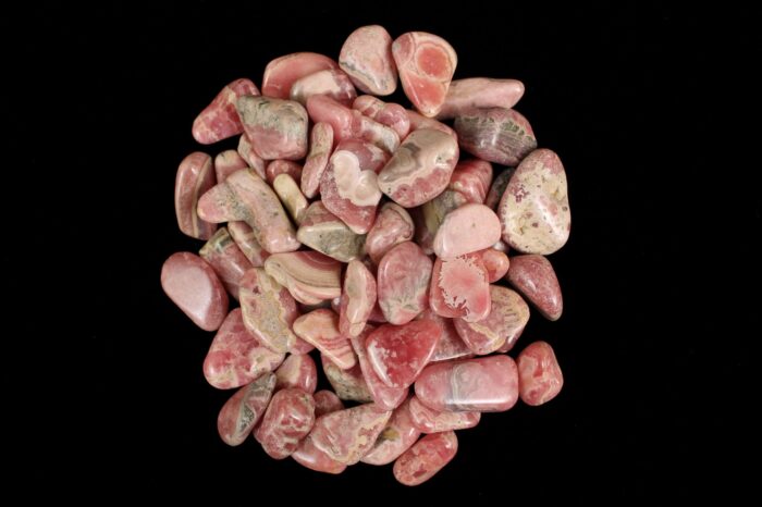 Rhodochrosite Crystal tumbled stone