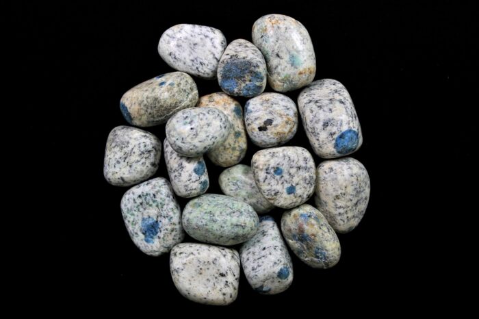 K2 Azurite Crystal tumbled stone