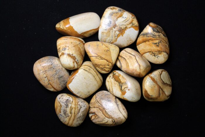 Picture Jasper Crystal tumbled stone