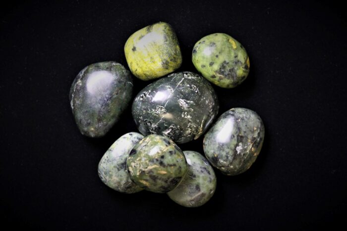 Nephrite Jade Crystal tumbled stone