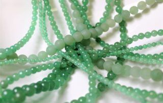 green aventurine beads