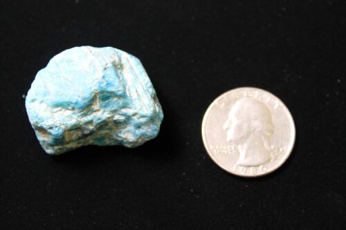 Blue Apatite Crystal tumbled stone