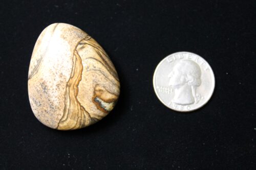 Picture Jasper Crystal tumbled stone size