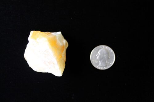 orange calcite size